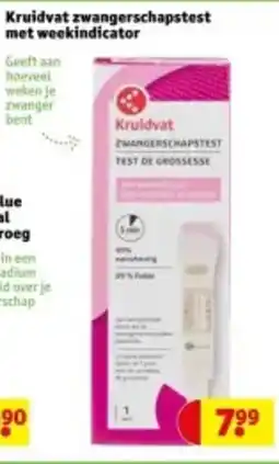 Kruidvat Kruidvat zwangerschapstest met weekindicator aanbieding
