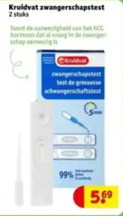 Kruidvat Kruidvat zwangerschapstest aanbieding