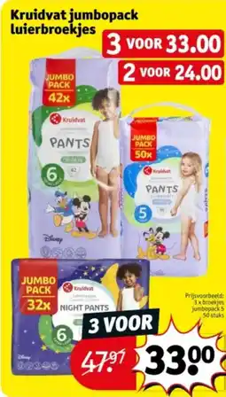 Kruidvat Kruidvat jumbopack luierbroekjes aanbieding