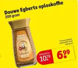 Kruidvat Douwe Egberts oploskoffie aanbieding