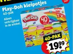 Kruidvat Play-Doh kleipotjes aanbieding