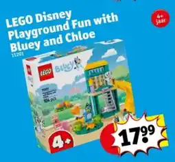 Kruidvat LEGO disney playground fun with bluey and chloe aanbieding
