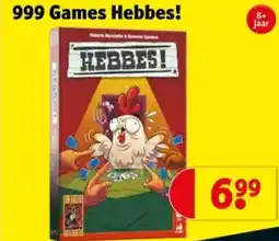 Kruidvat 999 Games Hebbes aanbieding