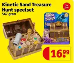 Kruidvat Kinetic sand treasure hunt speelset aanbieding