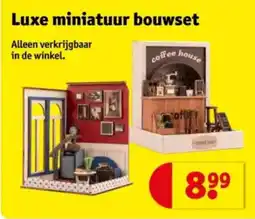 Kruidvat Luxe miniatuur bouwset aanbieding
