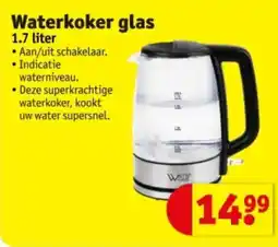 Kruidvat Waterkoker glas aanbieding