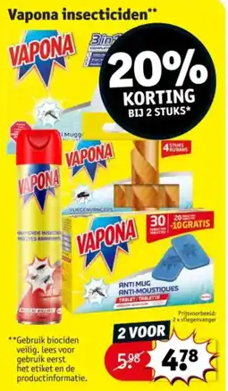 Kruidvat Vapona insecticiden aanbieding
