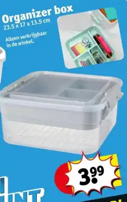 Kruidvat Organizer box aanbieding