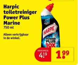 Kruidvat Harpic toiletreiniger Power Plus Marine aanbieding