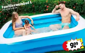 Kruidvat Familiezwembad L aanbieding