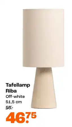 Kwantum Tafellamp Riba aanbieding