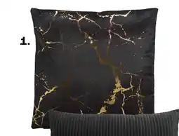Kwantum Kussen Marmer Zwart aanbieding