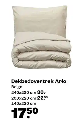 Kwantum Dekbedovertrek Arlo aanbieding