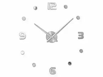 AURIOL® Wandklok, met zelfklevende cijfers (arabische cijfers en indexpunten)