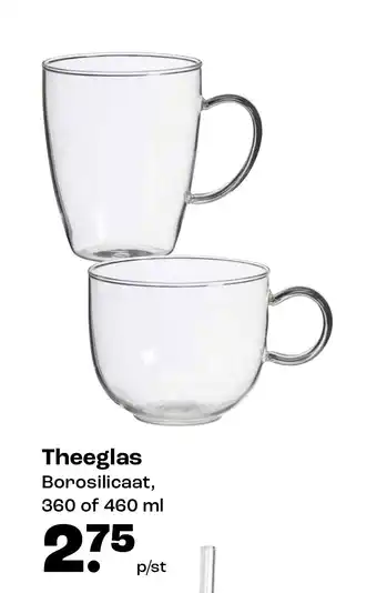Kwantum Theeglas aanbieding