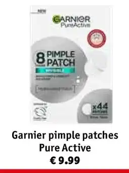 Kruidvat Garnier pimple patches Pure Active aanbieding