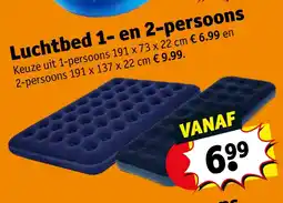 Kruidvat Luchtbed 1- en 2-persoons aanbieding