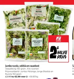 Jumbo Jumbo rucola, veldsla en rauwkost aanbieding