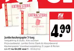 Jumbo Jumbo keukenpapier 3-laag aanbieding