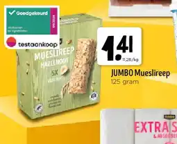 Jumbo JUMBO Mueslireep 125 gram aanbieding