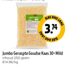 Jumbo Jumbo Geraspte Goudse Kaas 30+ Mild aanbieding