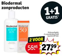Kruidvat Biodermal zonproducten aanbieding