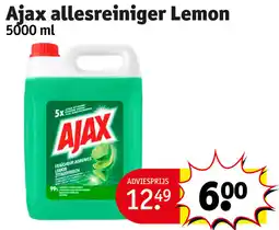 Kruidvat Ajax Allesreiniger Lemon aanbieding