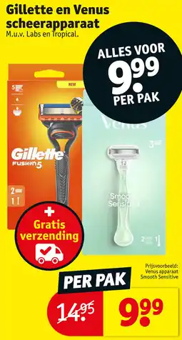 Kruidvat Gillette en Venus scheerapparaat aanbieding