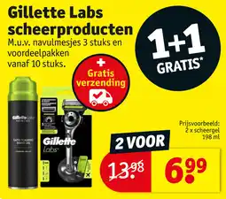 Kruidvat Gillette Labs scheerproducten aanbieding