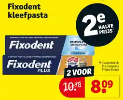 Kruidvat Fixodent kleefpasta aanbieding