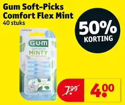 Kruidvat Gum Soft Picks Comfort Flex Mint aanbieding