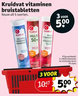 Kruidvat Kruidvat vitaminen bruistabletten aanbieding