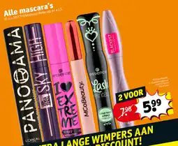 Kruidvat Alle mascara's aanbieding