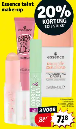 Kruidvat Essence teint make-up aanbieding