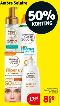 Kruidvat Ambre Solaire aanbieding