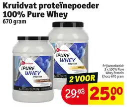 Kruidvat Kruidvat proteïnepoeder 100% Pure Whey aanbieding