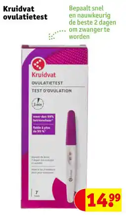Kruidvat Kruidvat ovulatietest aanbieding