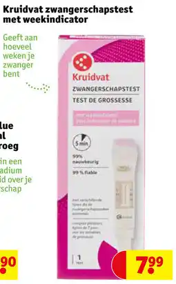 Kruidvat Kruidvat zwangerschapstest met weekindicator aanbieding