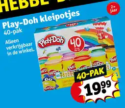 Kruidvat Play-Doh kleipotjes aanbieding