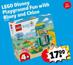 Kruidvat LEGO Disney Playground Fun with Bluey and Chloe aanbieding