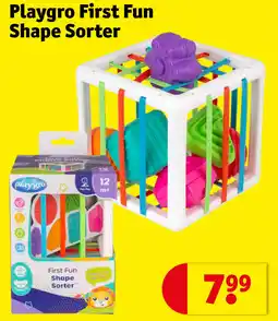 Kruidvat Playgro First Fun Shape Sorter aanbieding