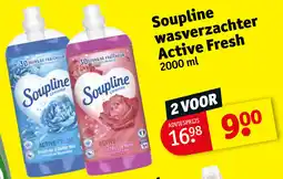Kruidvat Soupline wasverzachter Active Fresh aanbieding