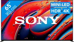 Coolblue Sony 65'' Bravia 9 4K QLED XR Mini-led (2024) aanbieding