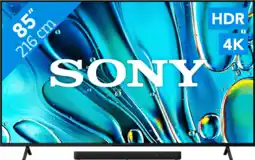 Coolblue Sony Bravia 3 85 4K LED (2025) + Sony HT-S2000 Noir aanbieding