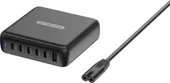 Coolblue Sitecom 200W GaN Power Delivery Desktop oplader aanbieding