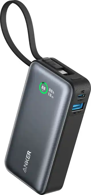 Coolblue Anker Nano Power Bank 10.000 mAh met Snelladen Zwart aanbieding