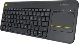 Coolblue Logitech K400 Plus Wireless Touch AZERTY Noir aanbieding