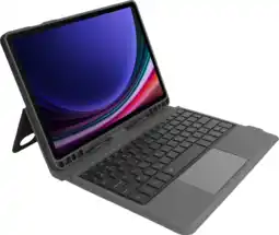 Coolblue BlueBuilt Samsung Galaxy Tab S9/S9 FE/S10 FE Étui Clavier AZERTY Noir aanbieding