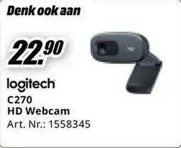 MediaMarkt Logitech HD Webcam aanbieding