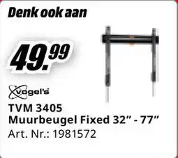 MediaMarkt Vogel's TVM 3405 Muurbeugel Fixed aanbieding